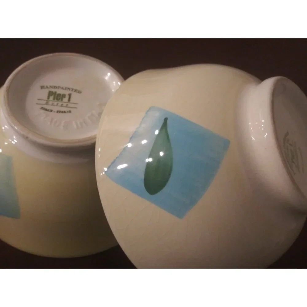 Pier 1 Italy Escer soup bowls 5.5
